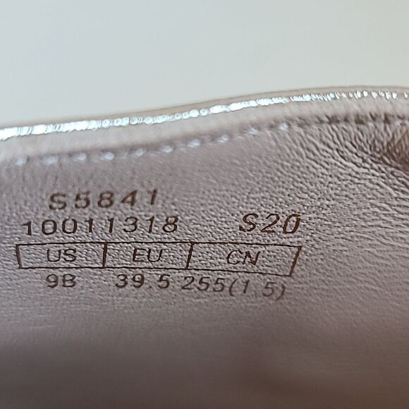 Stuart Weitzman Wonda Espadrille Gold Leather Wedge Sandal Size US 9 EU 39.5 - Picture 8 of 15